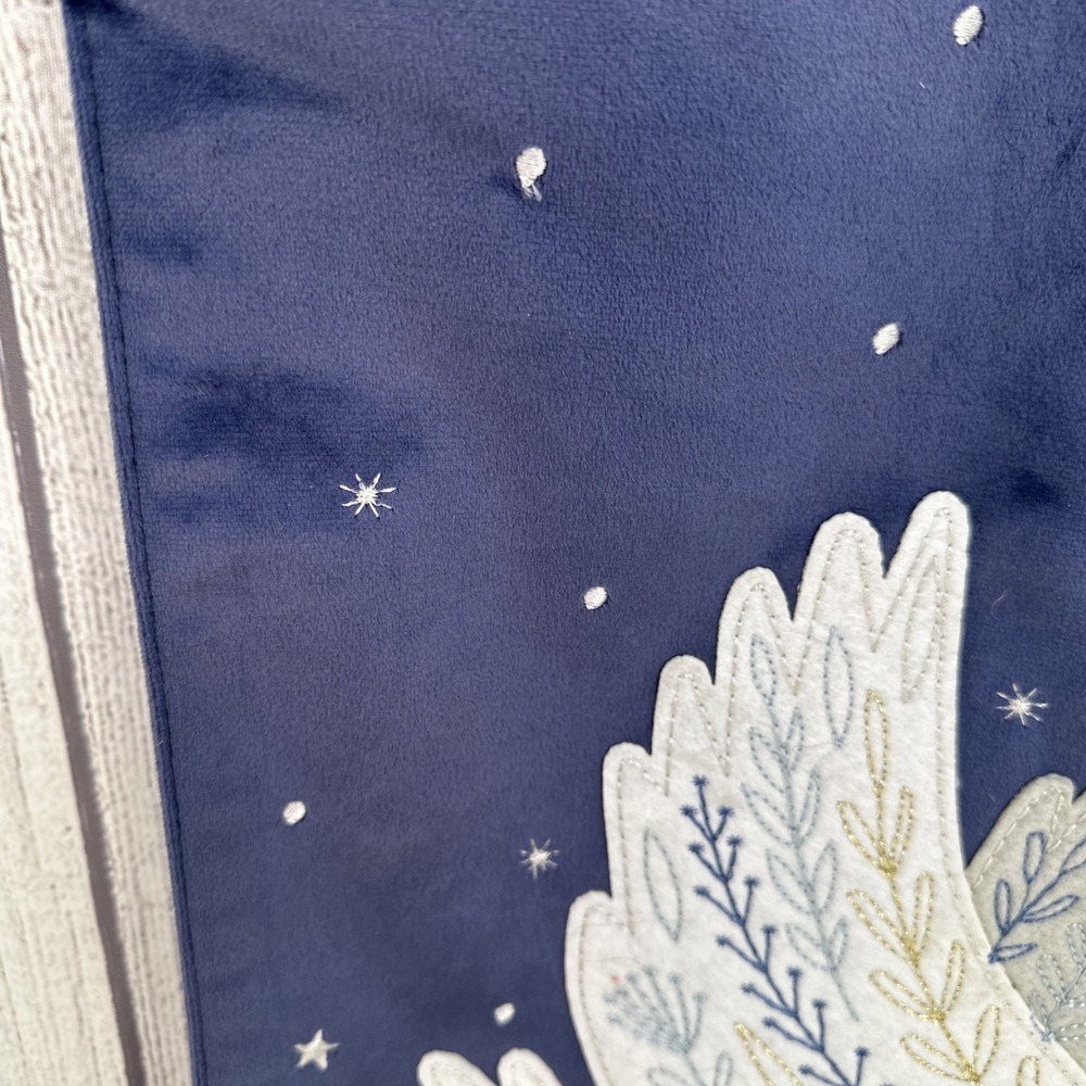 Hanukkah Table Runner Blue White Dove Chanukah Jewish Festival Holiday Embroider - Picture 4 of 9